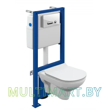 Унитаз Cersanit City New Clean On SET-CITYC/LPRO/S-DL/In-Wg-w